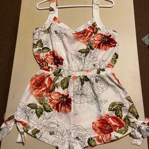 Beautiful floral romper